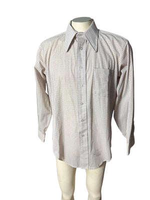 Vintage 70's men's shirt M 34 16 1/2