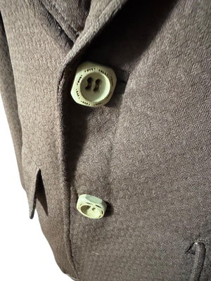 Vintage brown 70’s western suit jacket M 38