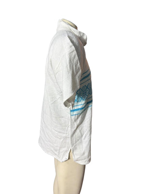 Vintage 70’s festival knit cotton shirt 44