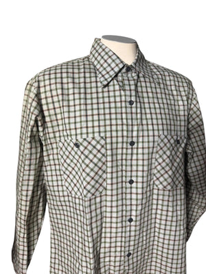 Vintage 60’s plaid shirt L Sears