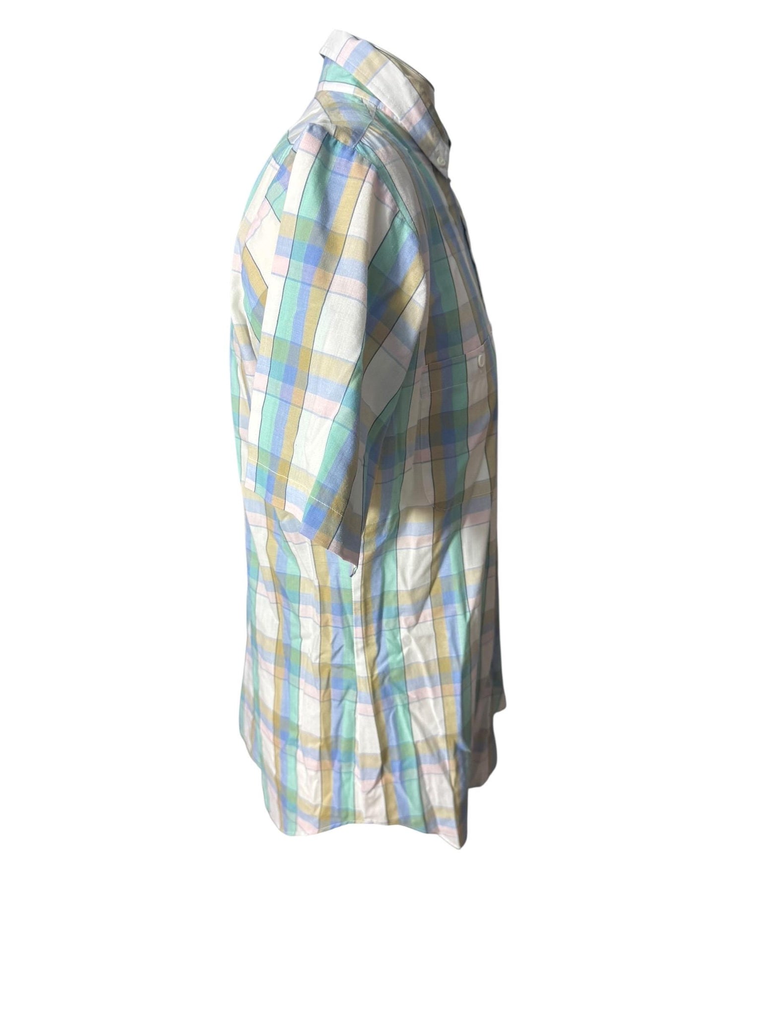 Vintage 80's Steeplechase men's plaid shirt M