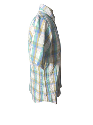 Vintage 80's Steeplechase men's plaid shirt M
