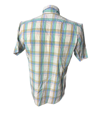 Vintage 80's Steeplechase men's plaid shirt M