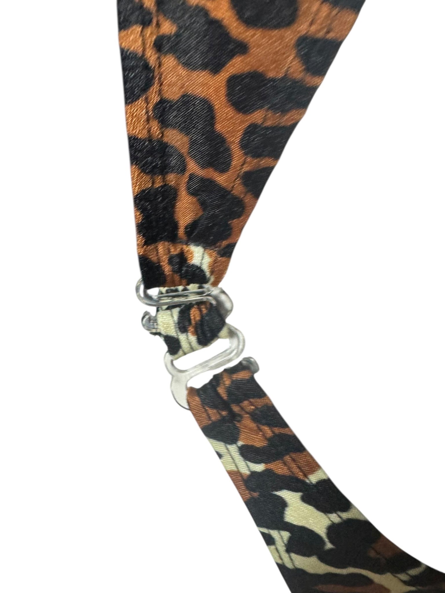 Vintage 80's leopard bodysuit thong