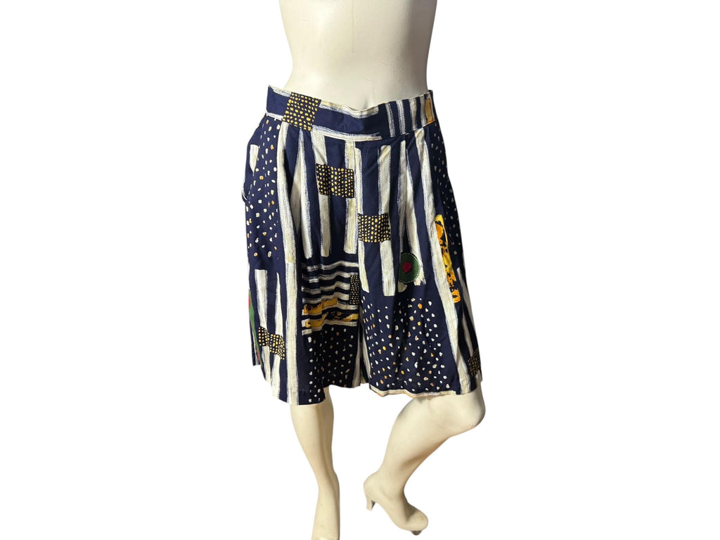 Vintage high rise shorts skort M Paquet