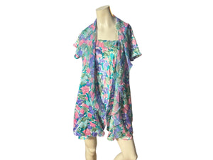Vintage 80's Victoria's Secret nightgown robe set S