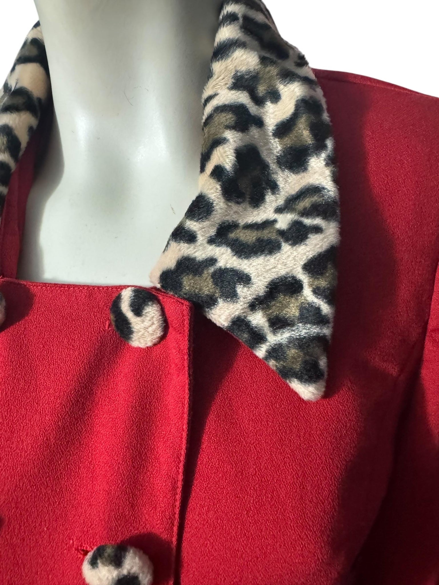Vintage red & leopard suit 10 David Benjamin