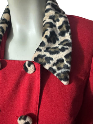 Vintage red & leopard suit 10 David Benjamin