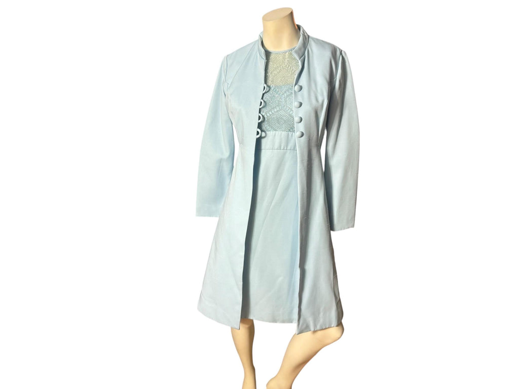 Vintage 60's Mod Dress and Jacket S M Leslie Fay