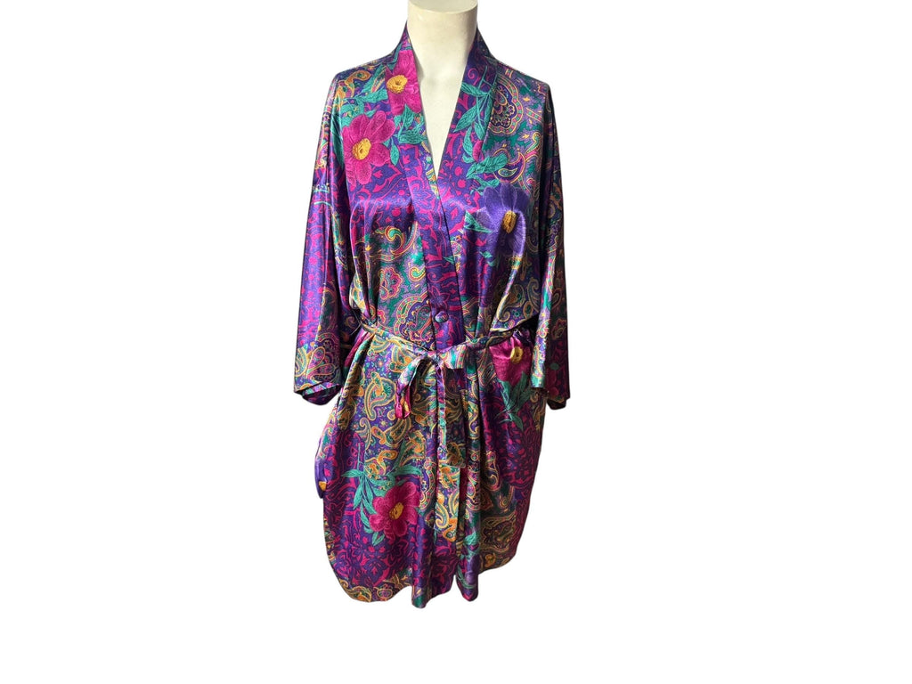 Vintage 80's Laura Gayle paisley M L