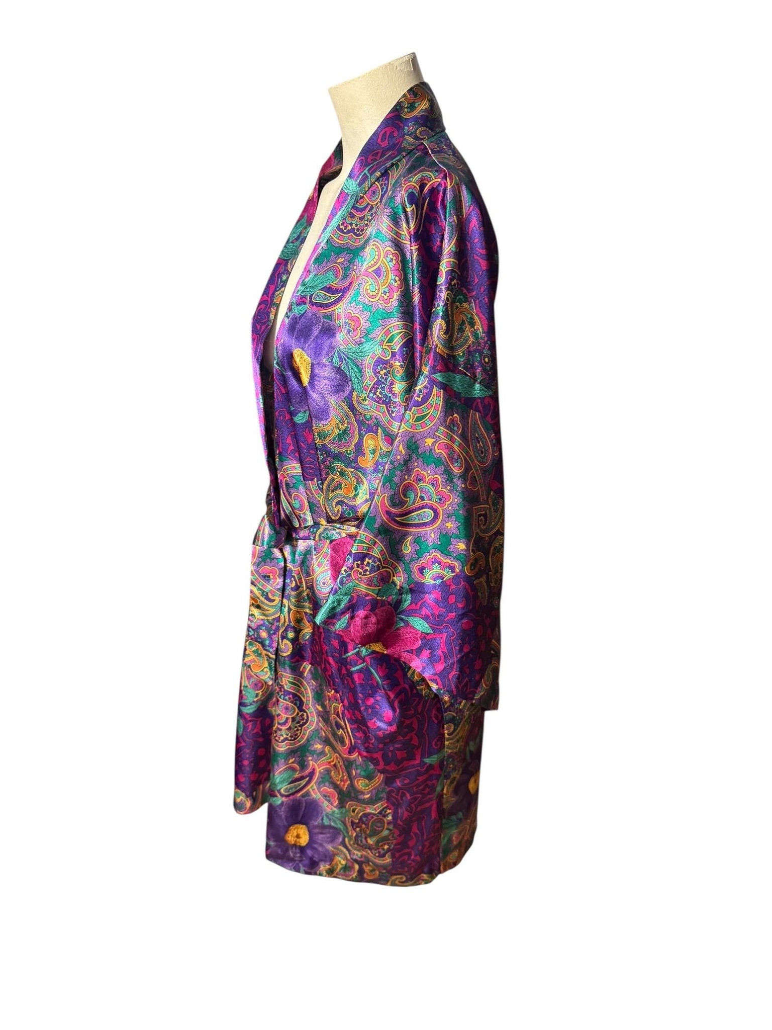 Vintage 80's Laura Gayle paisley M L