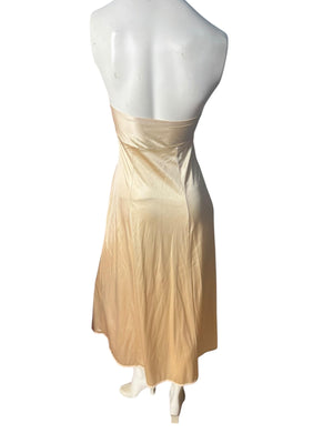 Vintage strapless long slip 32 Vanity Fair