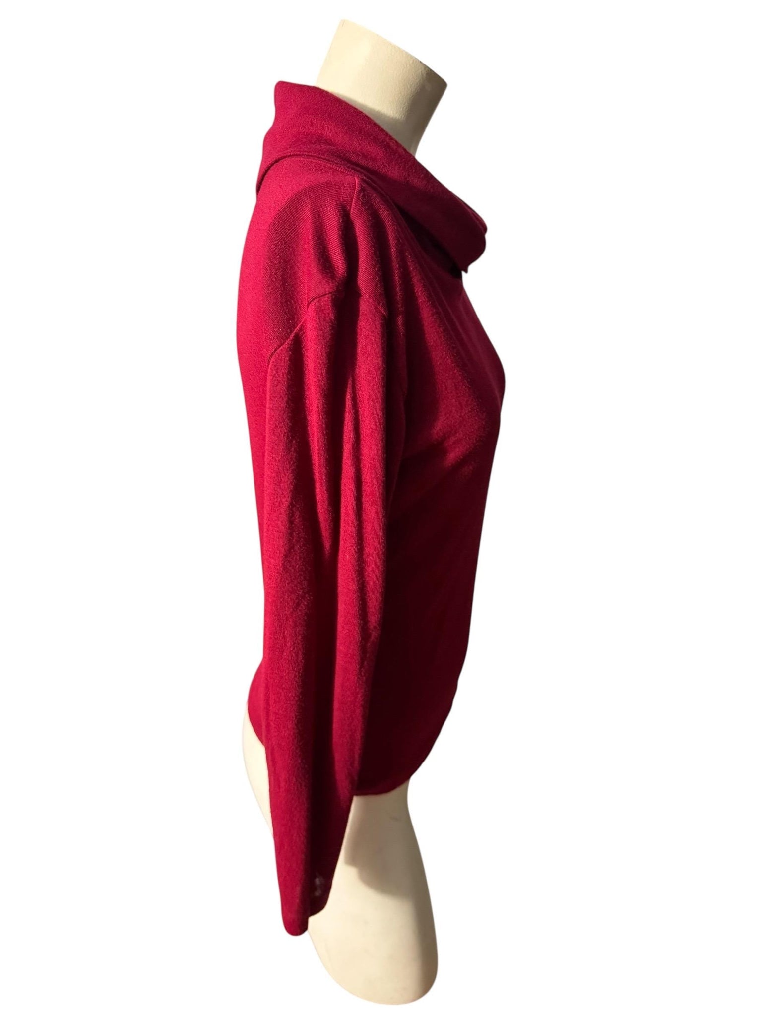 Vintage 1970’s maroon turtle neck M Adormel