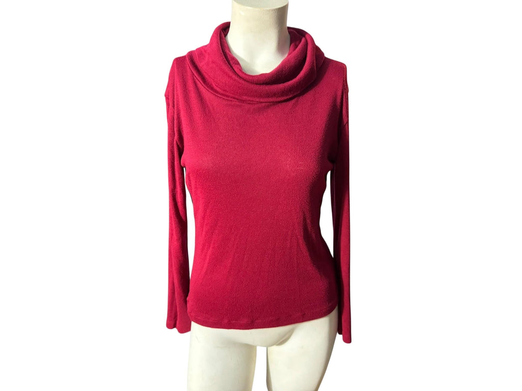 Vintage 1970’s maroon turtle neck M Adormel