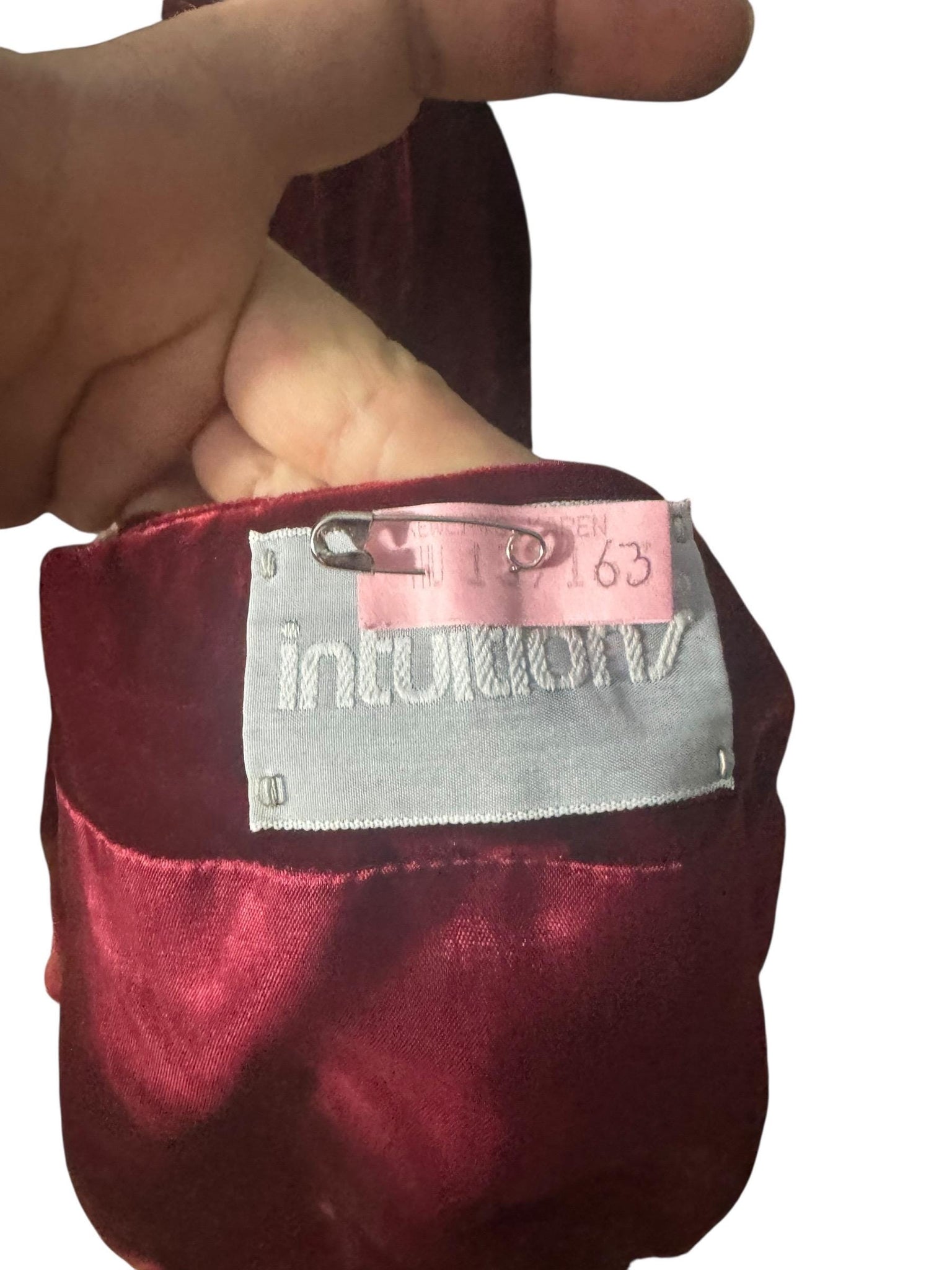 Vintage 70's maroon velvet skirt suit set S Intuitions