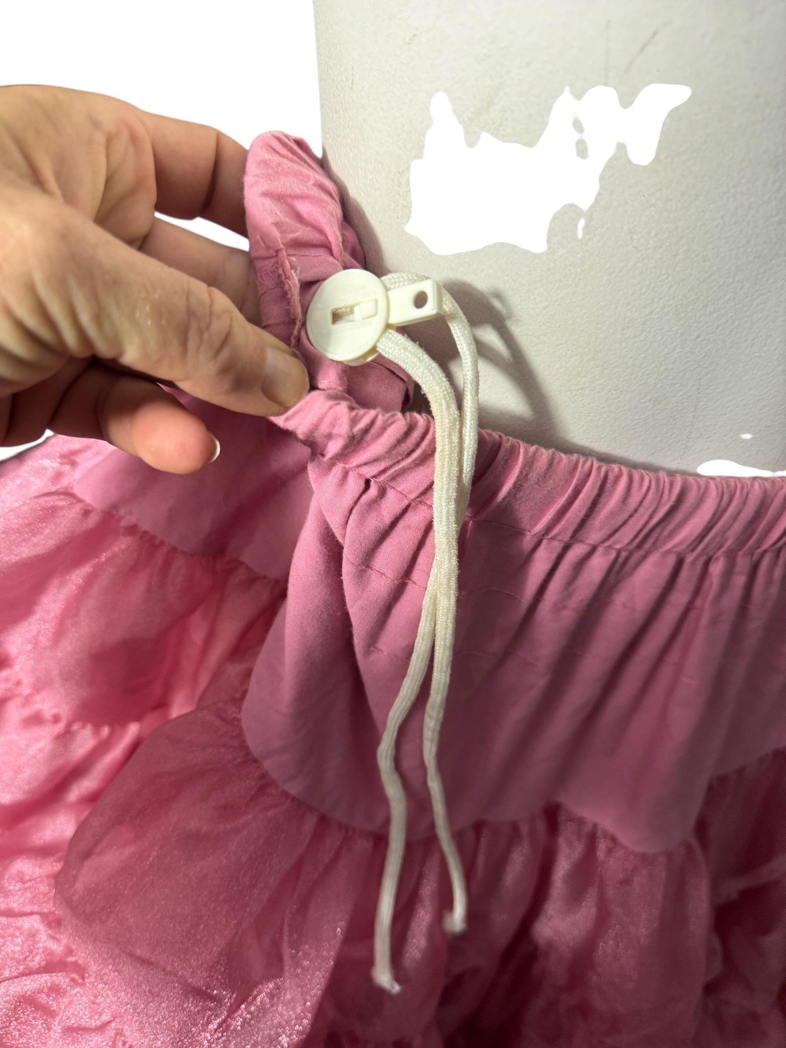 Vintage pink Malco Modes crinoline petticoat skirt L