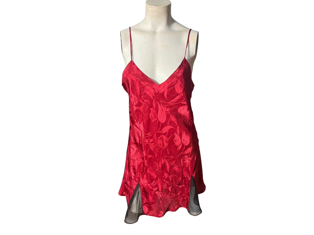 Vintage 80’s Victoria’s Secret red nightgown M