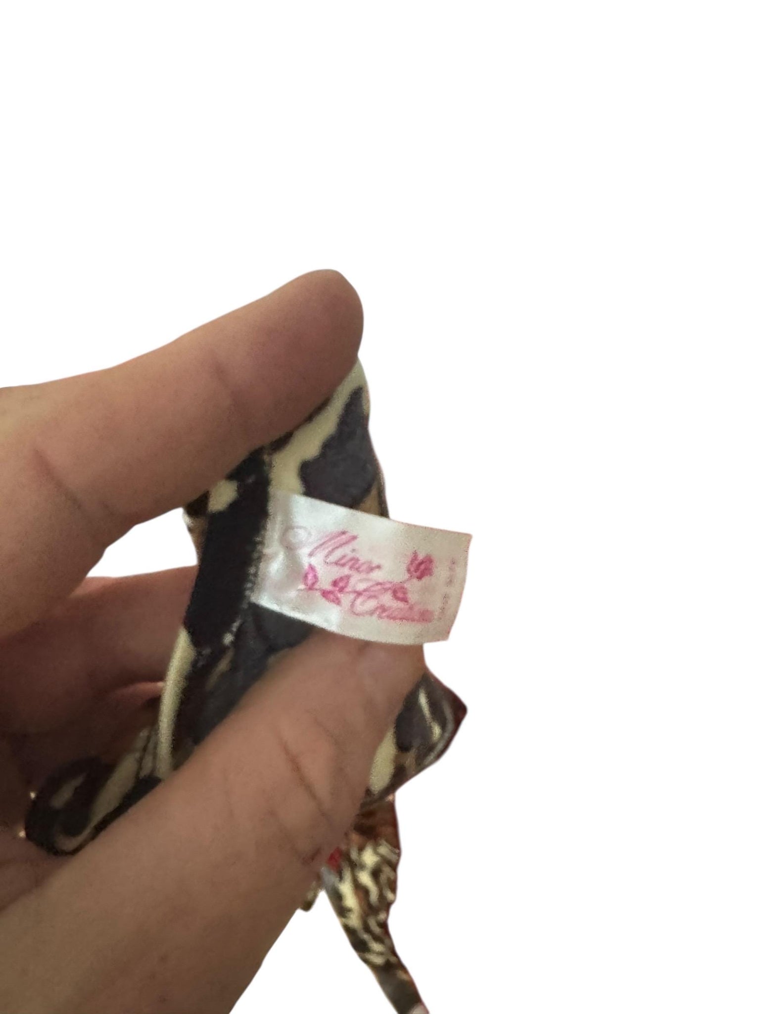 Vintage 80's leopard bodysuit thong