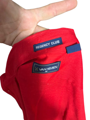 Vintage red men's shirt M Van Heusen