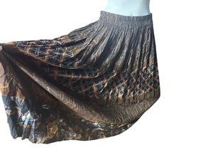 Vintage Stonebridge full circle skirt L rayon India