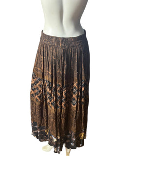 Vintage Stonebridge full circle skirt L rayon India