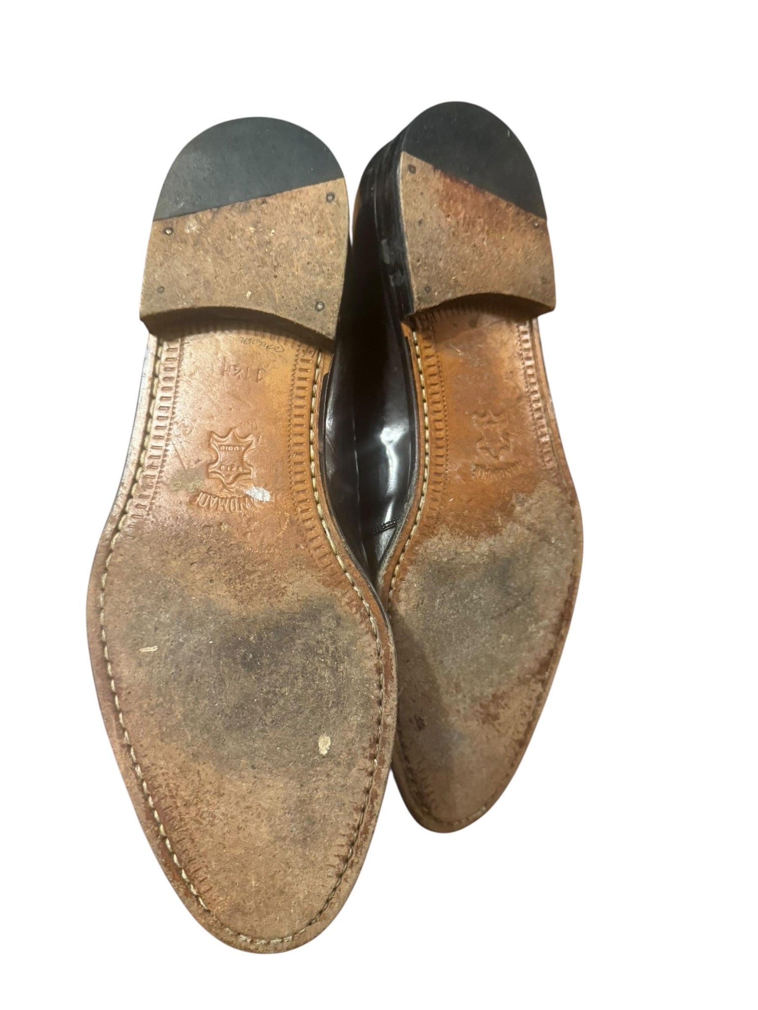 Vintage men's Mezlan black oxford dress shoes 11.5 M