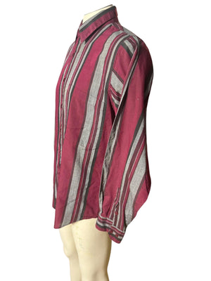 Vintage 80's striped men's shirt M Untied