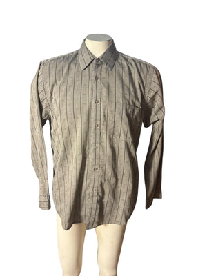 Vintage 80's gray Impact men's shirt L