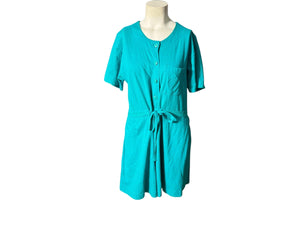 Vintage green 80’s romper S Liz Claiborne