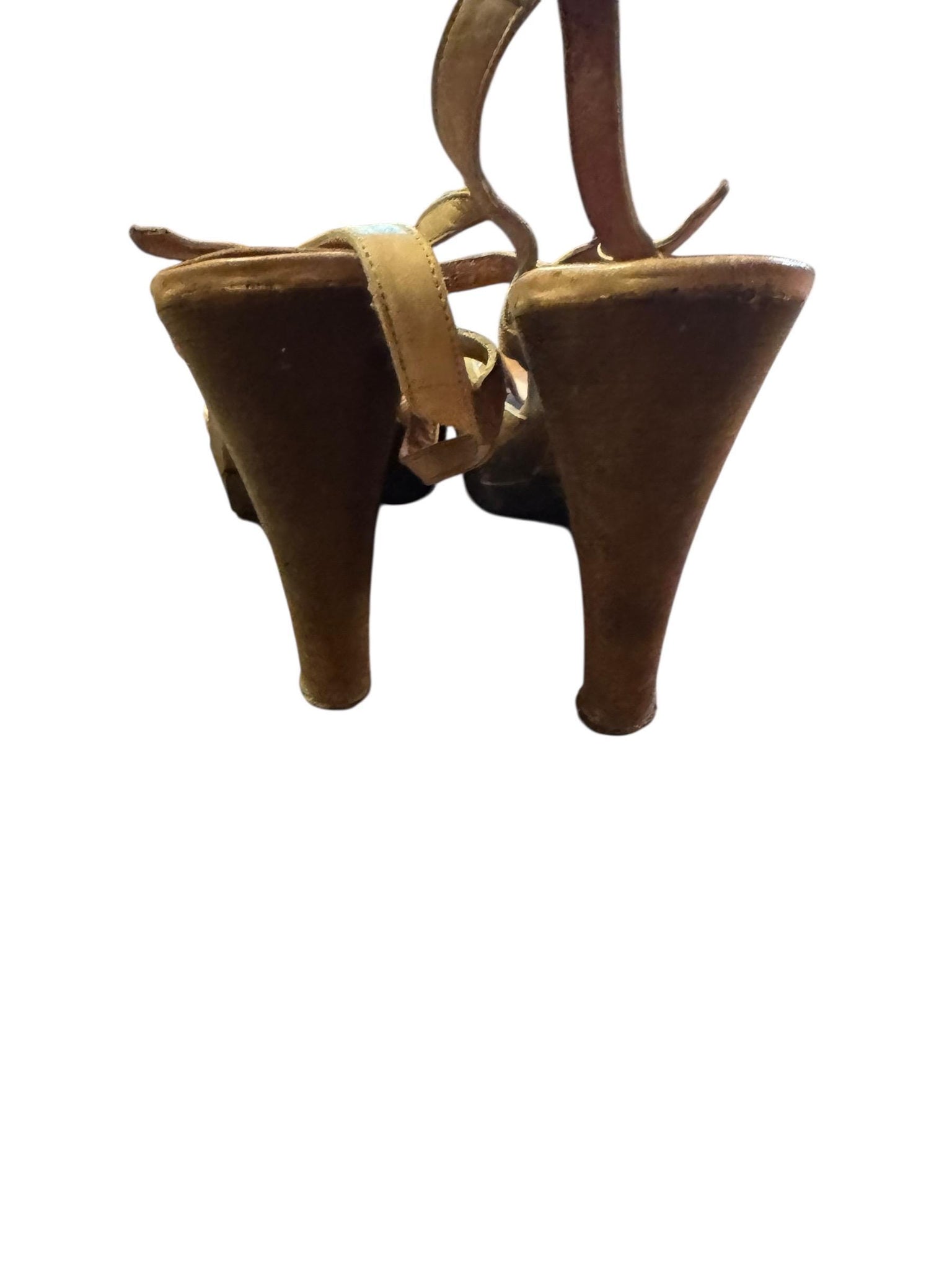 Vintage 70's wwod heel shoes 9 N Nina