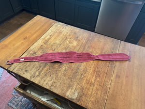Vintage 80’s pink leather belt S M