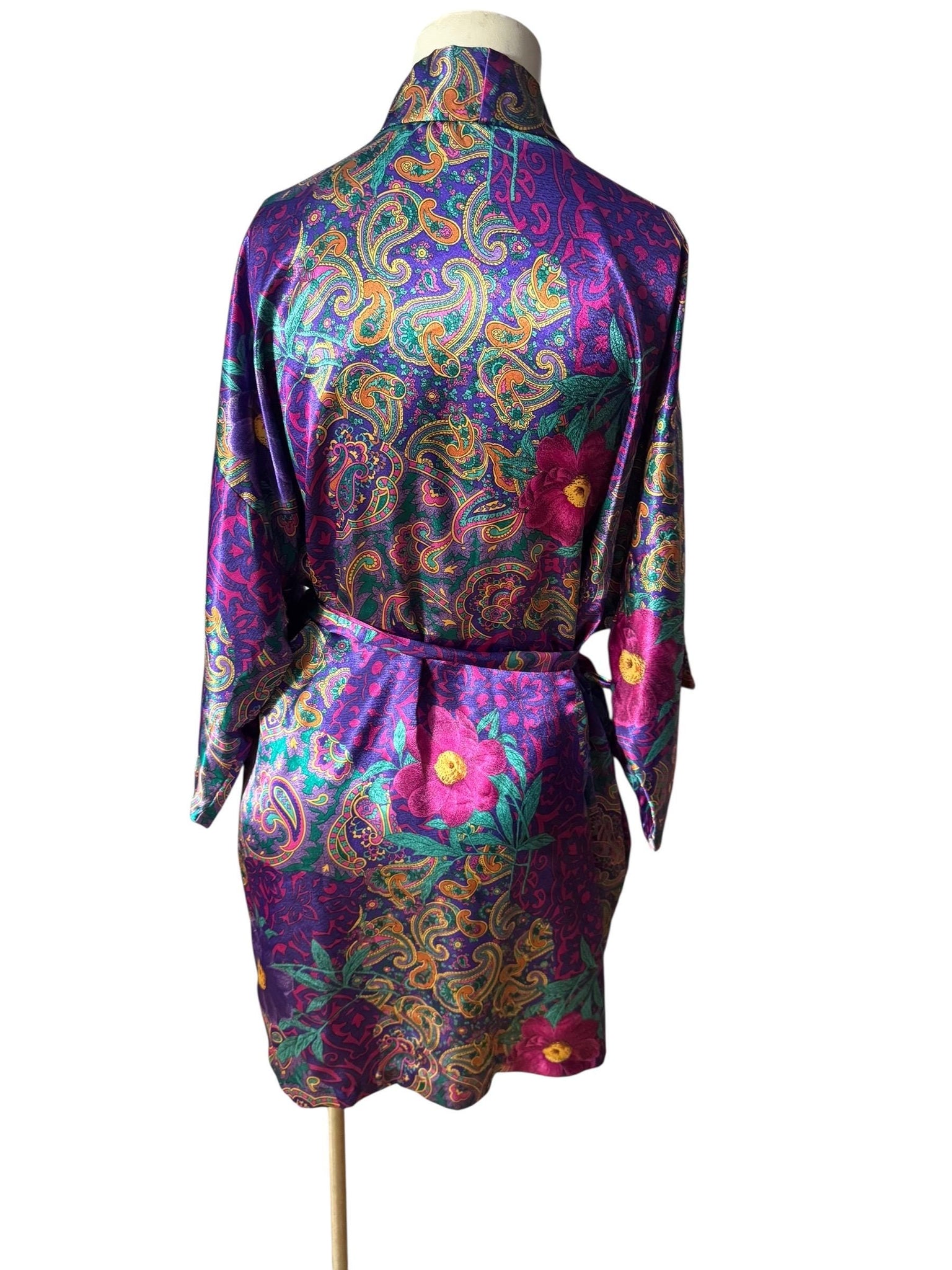 Vintage 80's Laura Gayle paisley M L