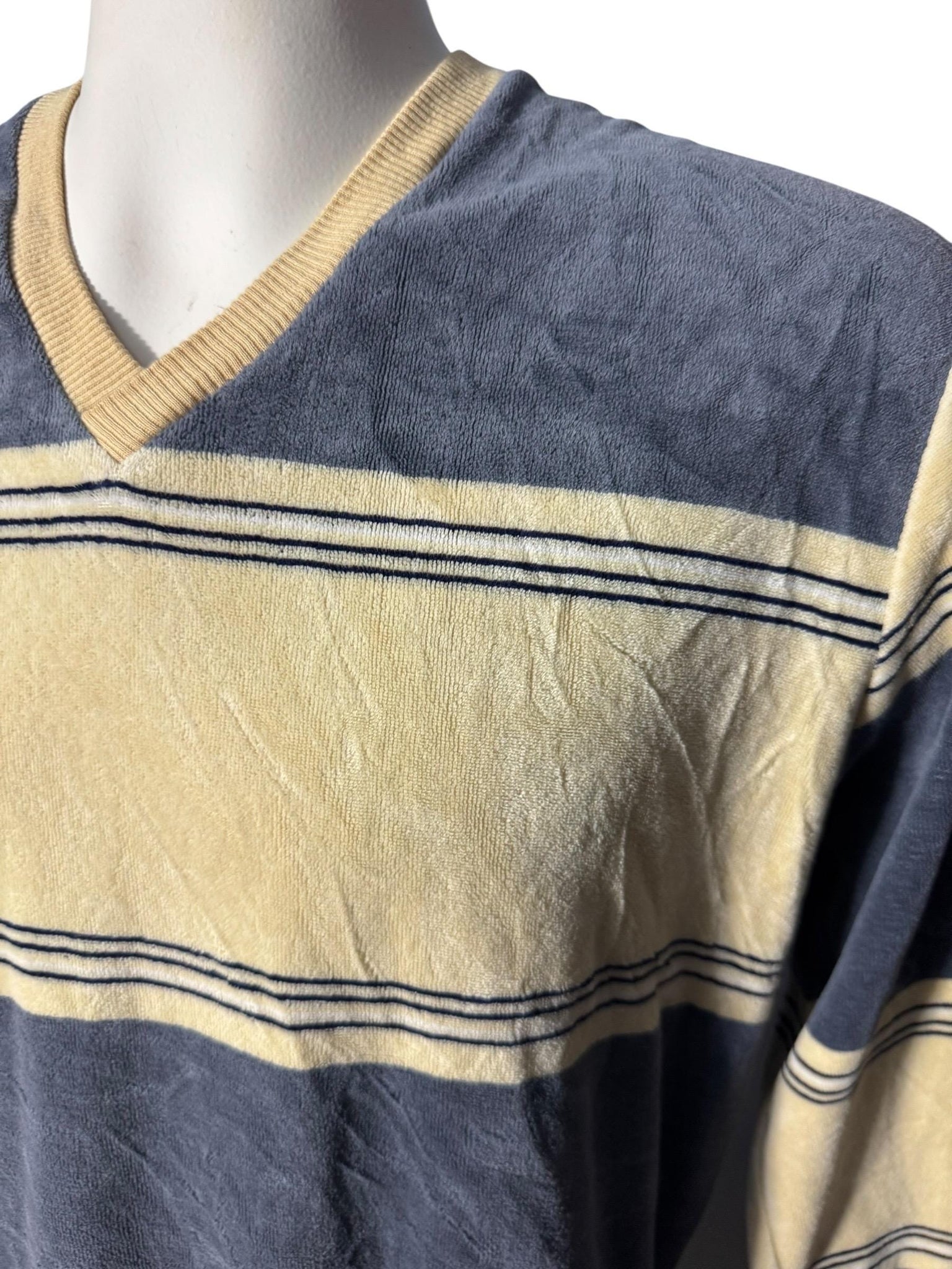 Vintage 70's men's tan terry top L JCPenney