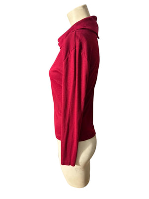 Vintage 1970’s maroon turtle neck M Adormel