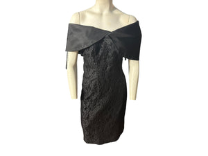 Vintage black lace dress Degre M 11/12