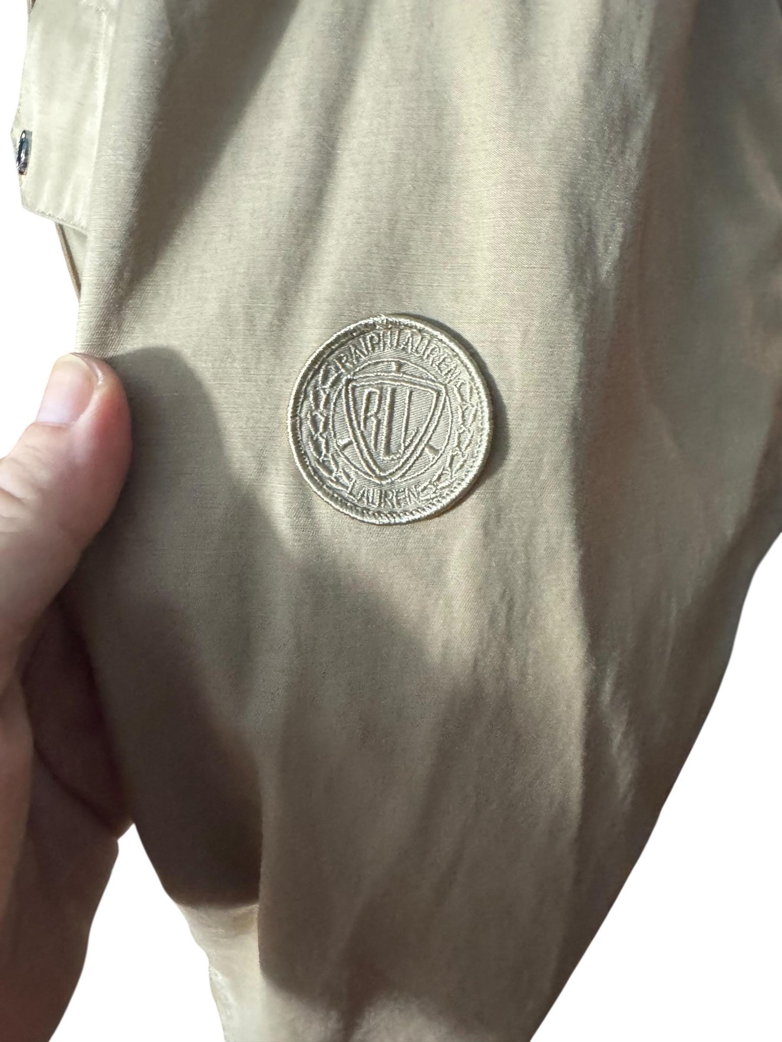 Vintage Ralph Lauren tan jacket blazer XL