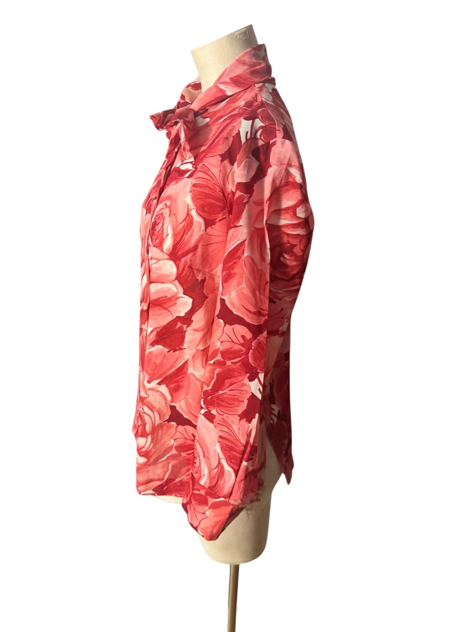 Vintage 70's tie neck shirt L Alex Coleman