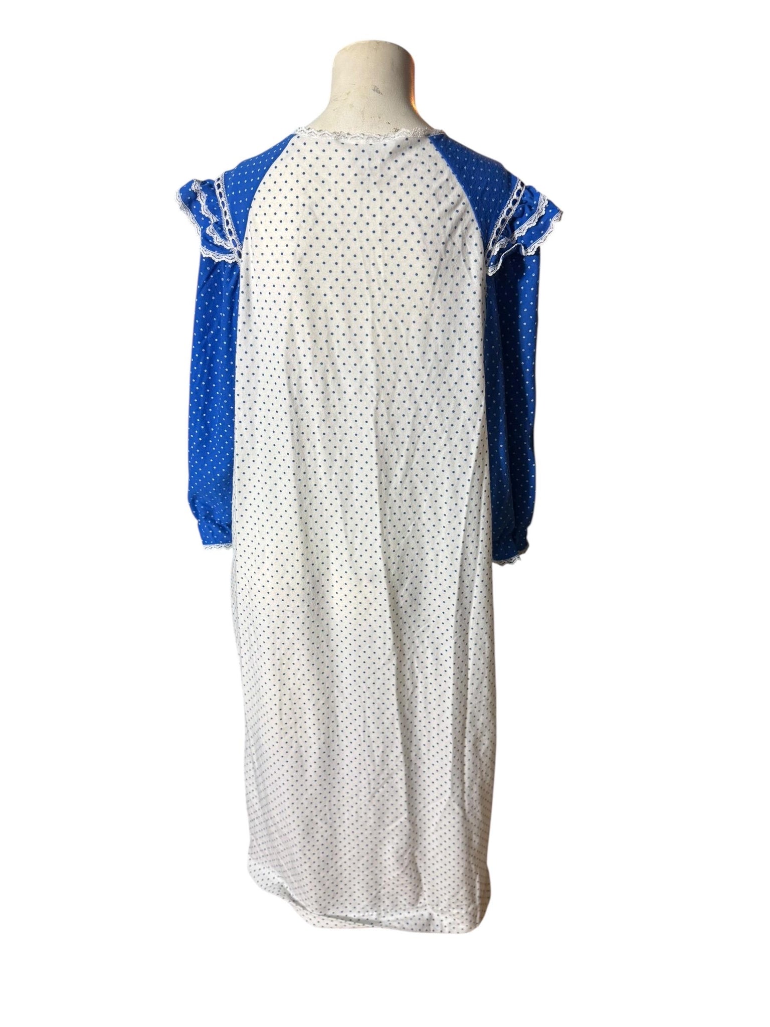 Vintage long flannel nightgown M Kingly