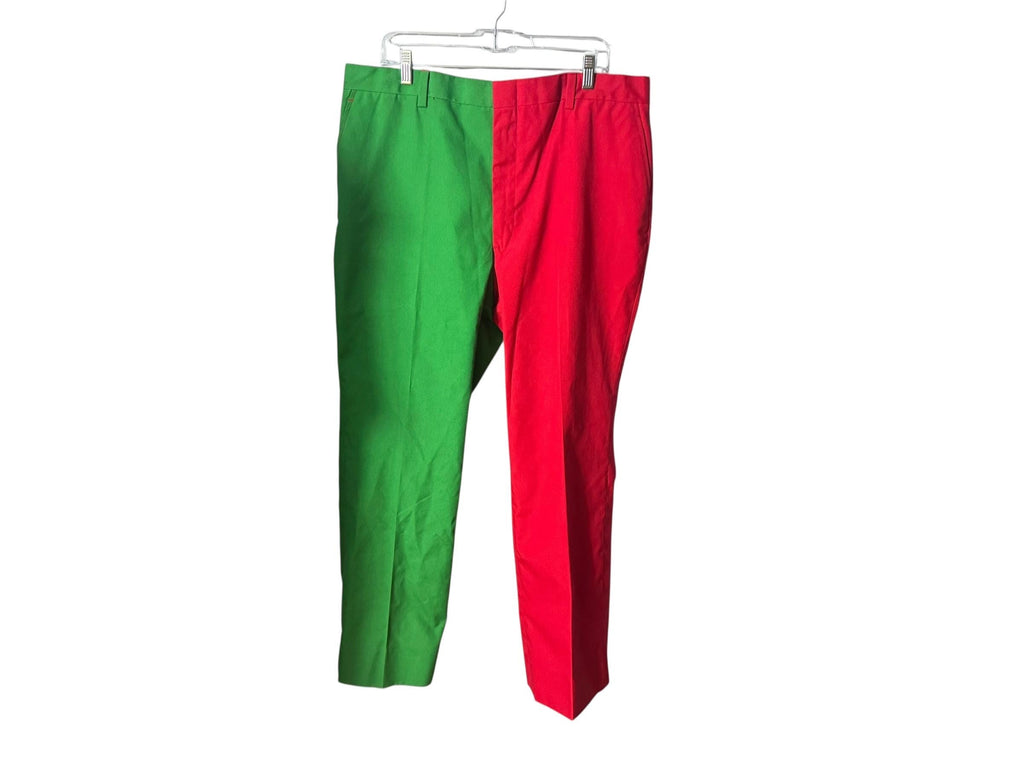 vintage Land's End men's color block dress pants 40 x 31