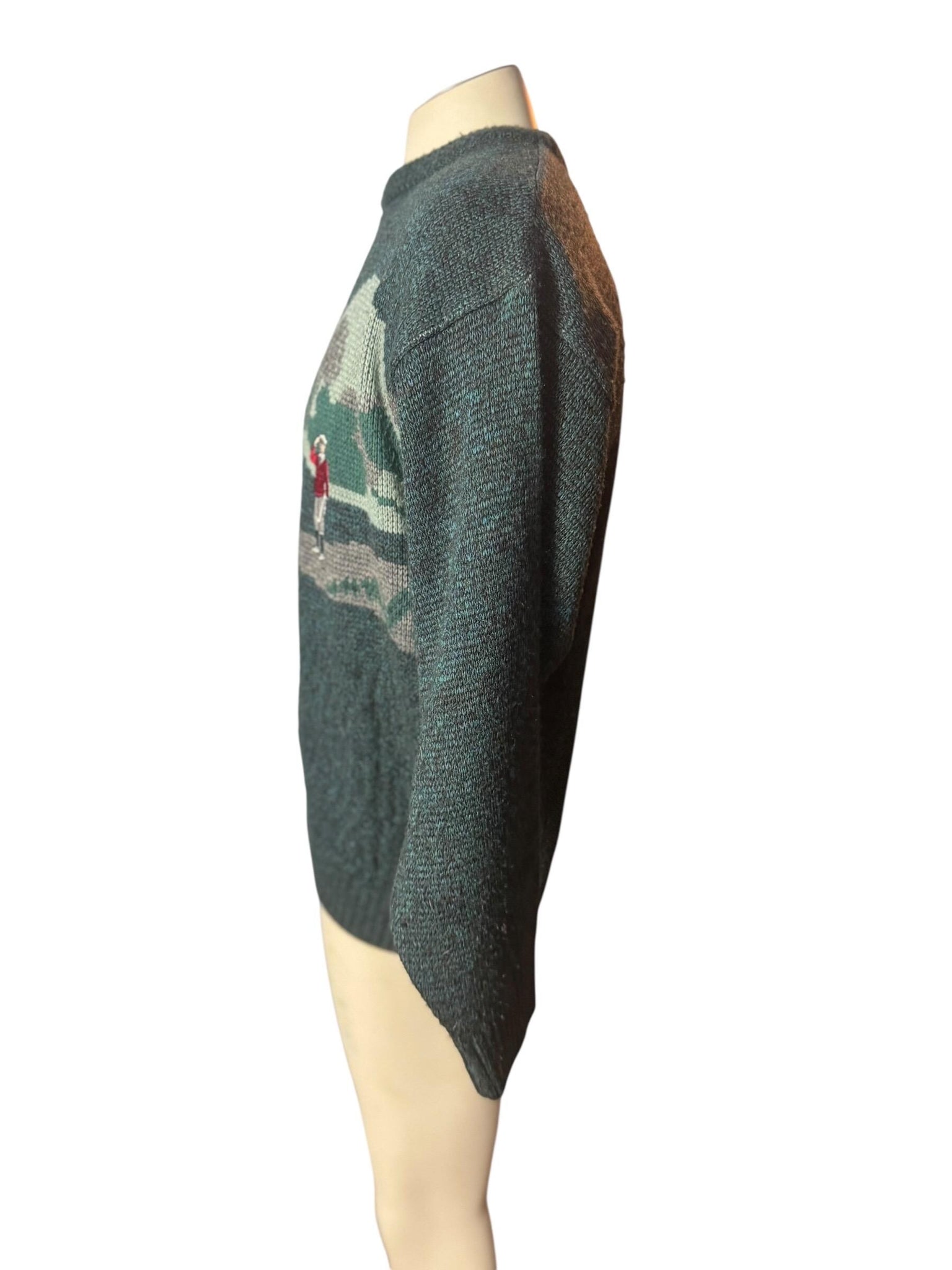 Vintage 80's men's golf sweater M Nico
