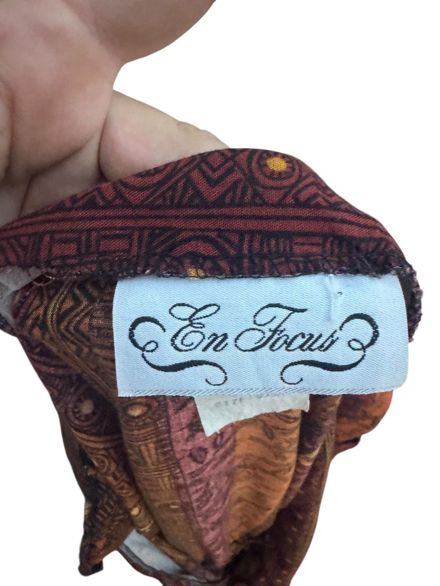 Vintage 80's black & brown jumpsuit 10 En Focus