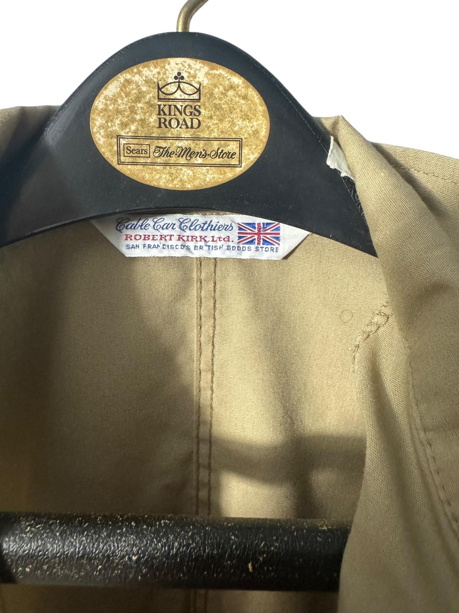 Vintage 70's tan men's coveralls jumpsuit L