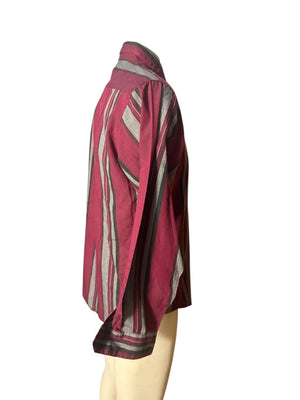 Vintage 80's striped men's shirt M Untied
