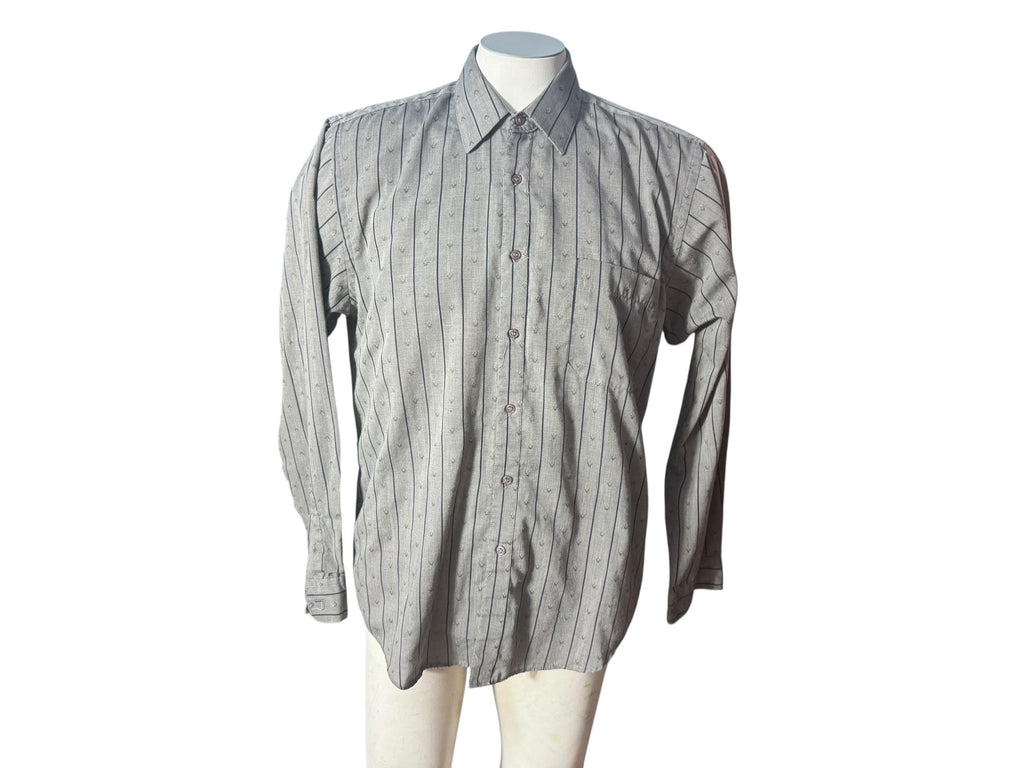 Vintage 80's gray Impact men's shirt L