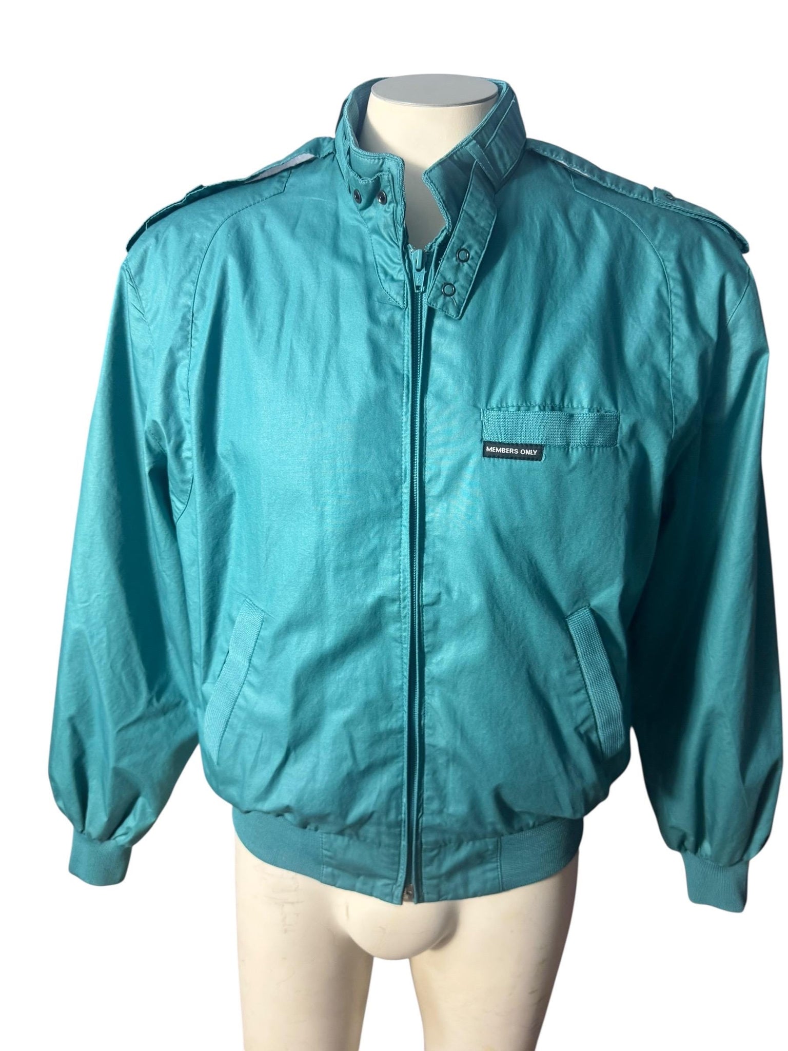 Vintage green 80's Member's Only Jacket 38