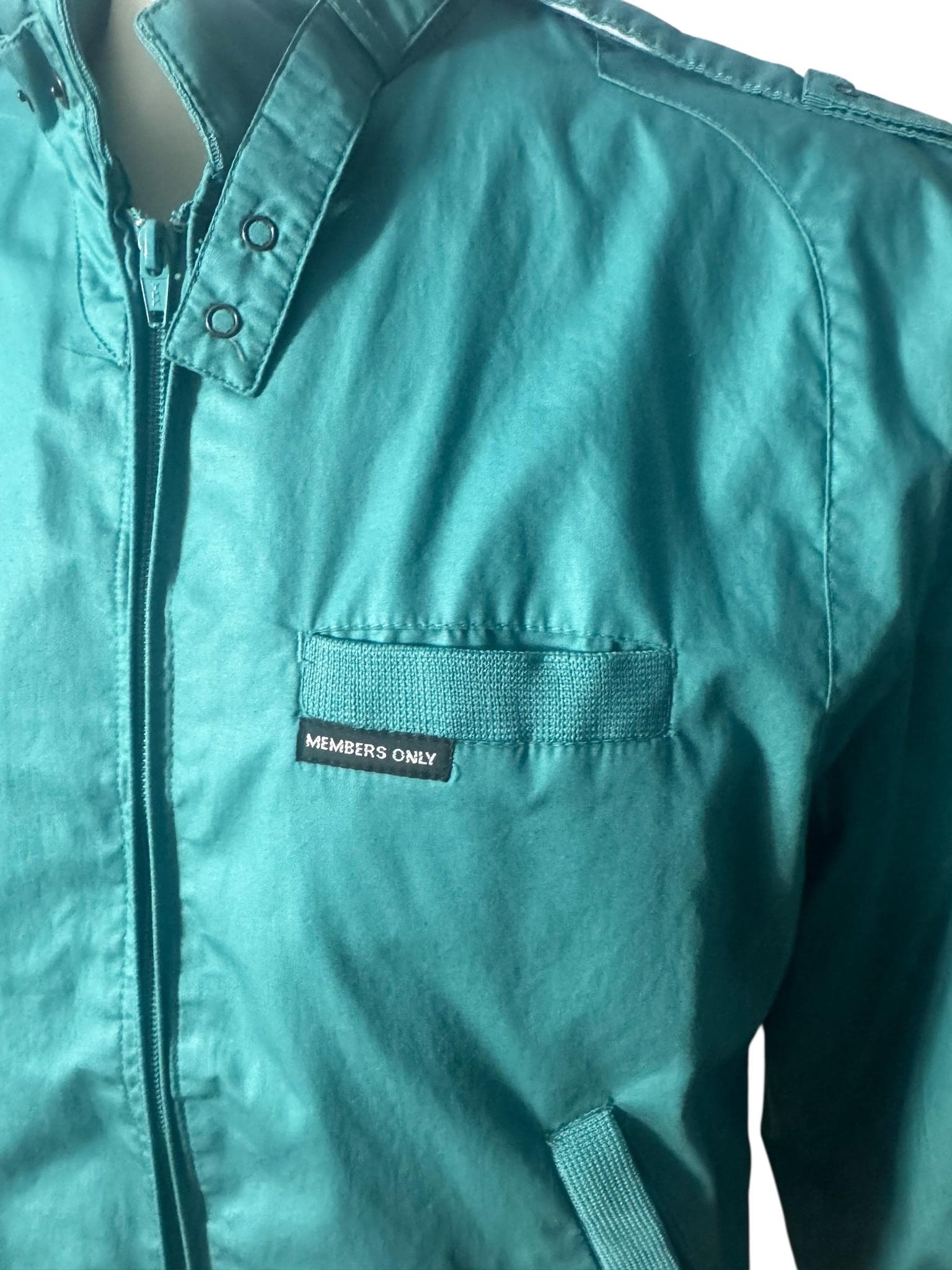 Vintage green 80's Member's Only Jacket 38