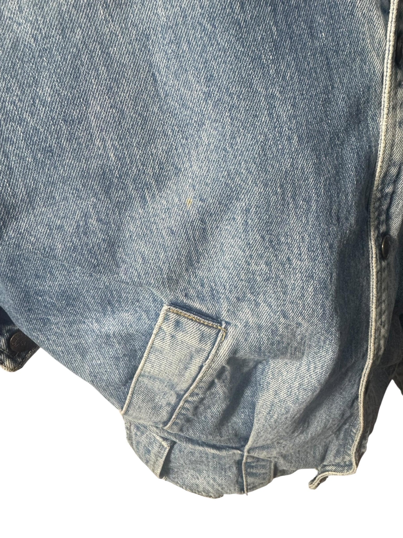 Vintage 80's jean Guess jacket vest S