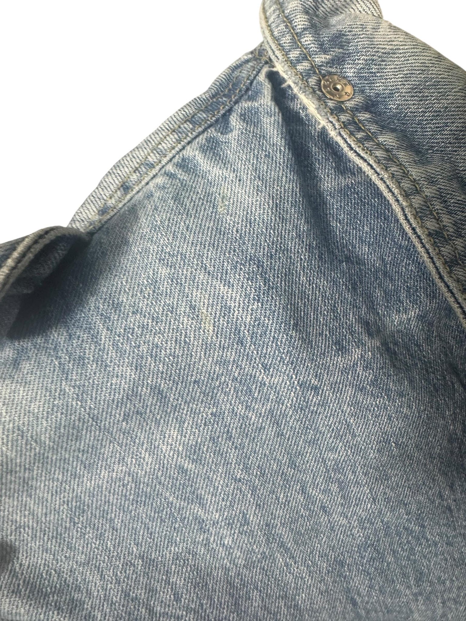 Vintage 80's jean Guess jacket vest S