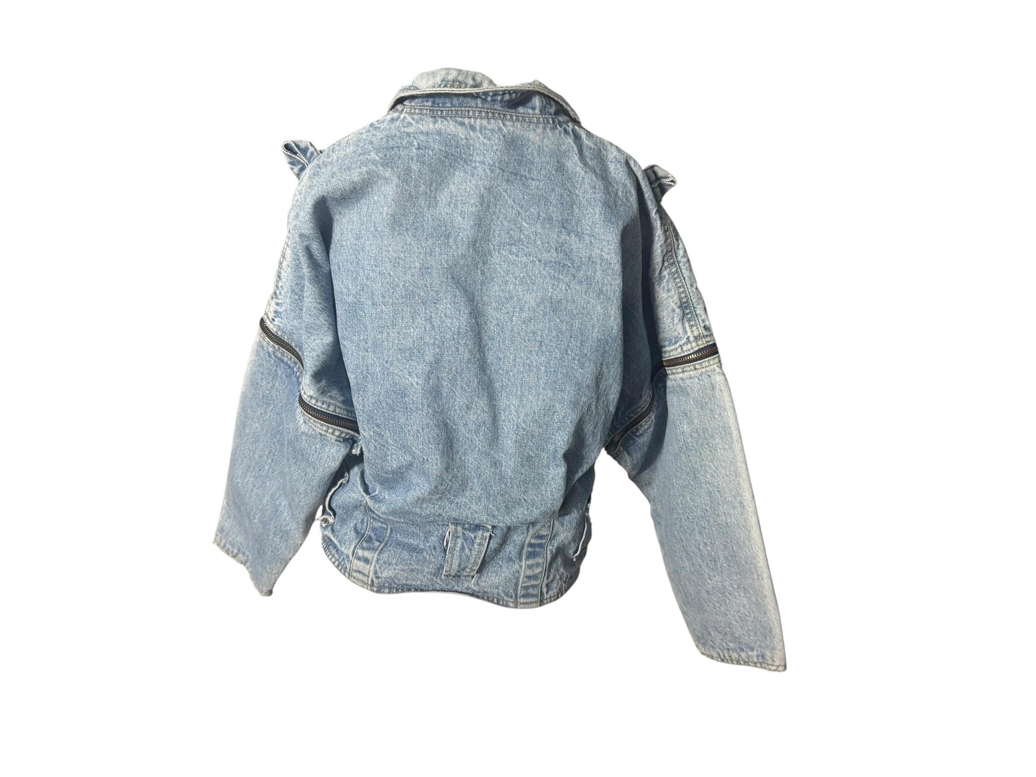 Vintage 80's jean Guess jacket vest S