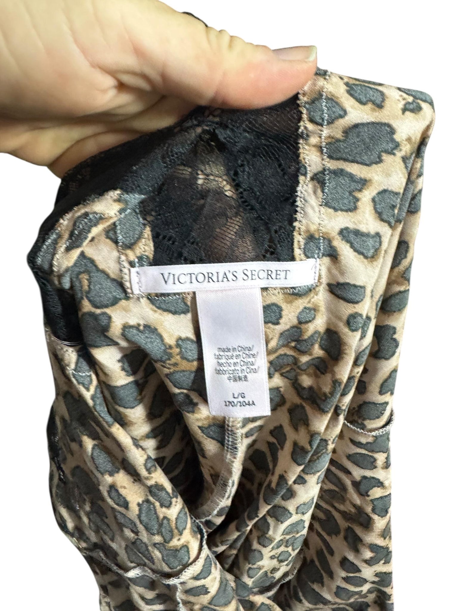 Victoria's Secret leopard short nightgown L